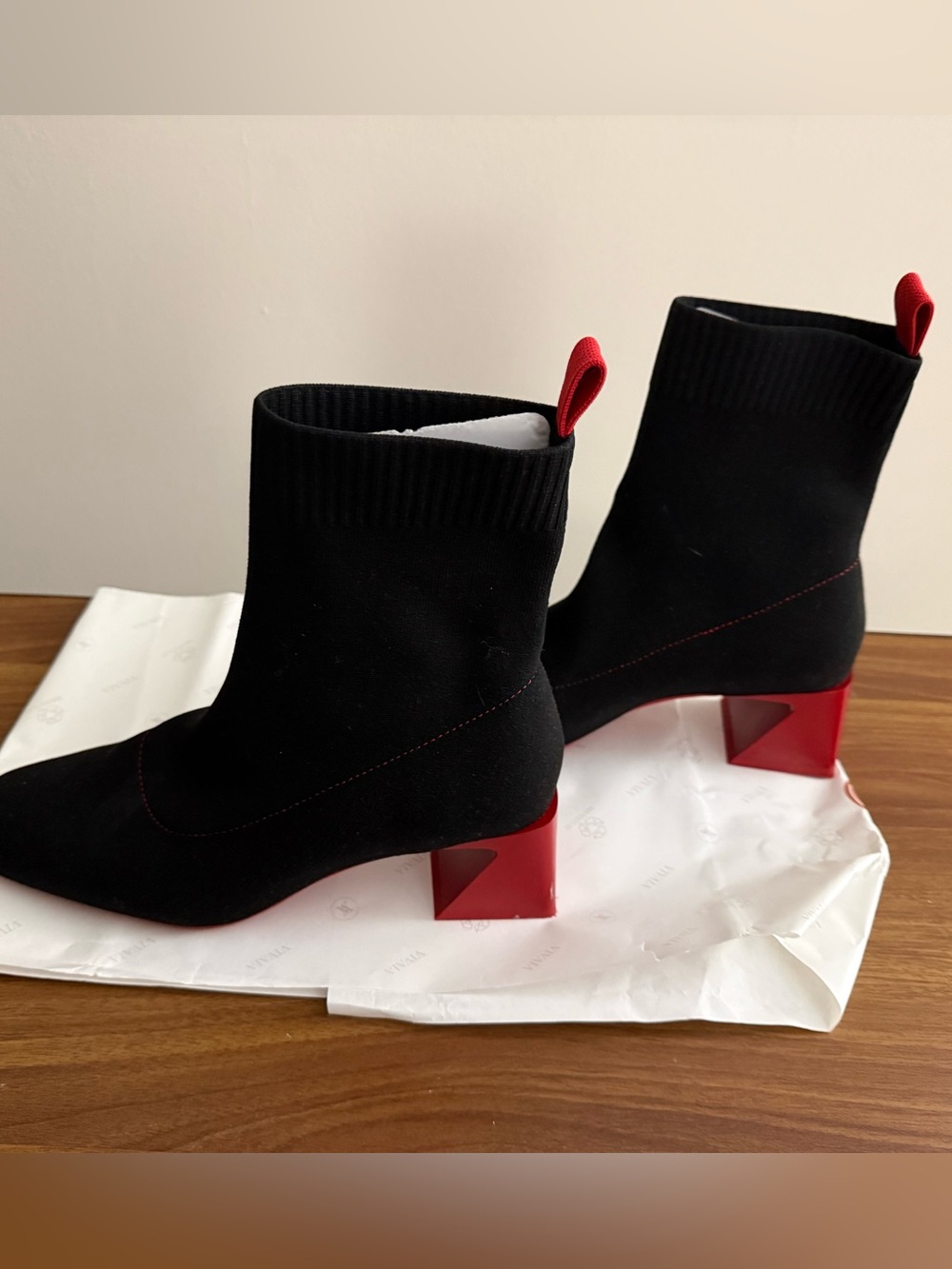 Vivaia Square-Toe Water-Repellent Block Heeled Boots (Regina Pro) - Picture 5 of 12